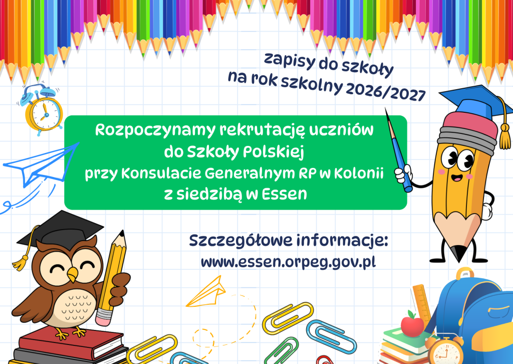 Rekrutacja uczniów na rok szkolny 2026/2027